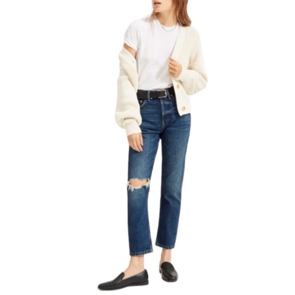 NWT‎ EVERLANE The 90s Vintage Dark Wash Cheeky Jean Sz 25
